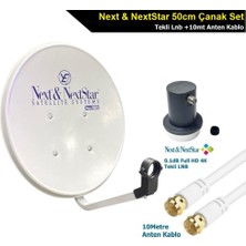 Next 50CM Ofset Çanak Anten +Next Tekli Lnb +10MT Anten Kablo