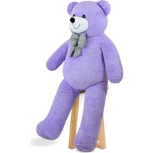 Die Grup Yumuşak Peluş Ayıcık - 160 cm Lila Renk, Sevgiliye Özel Hediye