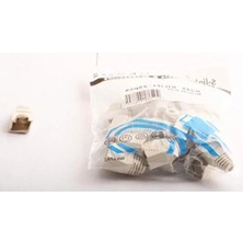 Die Grup Beyaz RJ45 Jack Kılıfı, 25'li Paket Halinde