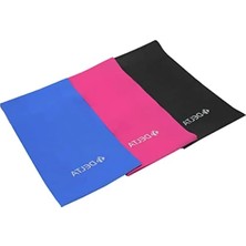 Die Grup 3'lü Pilates Bandı Seti, 120 x 15 cm