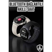 Marsilyan Akıllı Saat Sesli Görüşme Bluetooth Bağlantılı 3 Kordonlu