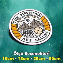Sb Store Kamp Temalı Sticker Etiket Outdoor Adventure Camping Karavan - Model 101 - 10CM