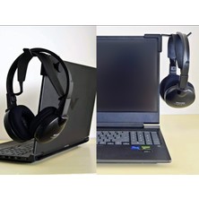 Printona Evrensel Laptop Yan Kulaklık Tutucu – Ekran Kenarı Kulaklık Aparatı