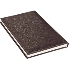 Die Grup Kareli Defter - 17X24 Cm, Suni Deri Kapak, 160 Yaprak