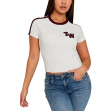 Tally Weijl Kadın T-Shirt - Spuvıshamıa