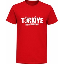 Efendioğlu Design Haydi Türkiye! Dünya Kupası 2026 Türkiye Taraftar Tişörtü Futbol Baskılı Çocuk Tshirt