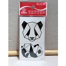 Zuum Panda Model Küçük Boy , Minimal Geçici Dövme,tattoo