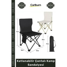 Carlburn #sandalye Dayanıklı Portatif Konforlu Piknik Bahçe Balıkçı Metal Pratik Katlanabilir Çantalı Kamp Sandalyesi