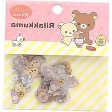 Die Grup Rilakkuma Temalı 80 Adet Sticker Seti