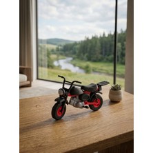 Mekatris Mini Motosiklet Kendin Yap (Dıy) Kit Card Maket - Klasik Minibike Macera Temalı 3D Puzzle (Ikili Set)