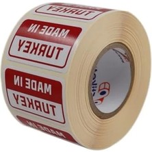 Die Grup 50MM x 30MM Ölçülerinde 1000 Adet Made In Turkey Etiketi
