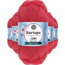 Die Grup 5 Adet Lotus Bikini Büstiyer Bluz Örgü Ipi  K810 Şeker Pembe
