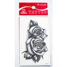 Zuum Gül Model Küçük Boy , Minimal Geçici Dövme,tattoo