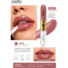 Pretty Beauty Lip Oil & Double Touch – GLO004 (Gül Kurusu Nude)