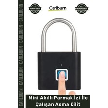 Carlburn #asmakilit Biyometrik Güvenlik Çelik Valiz Dolap Kapı Pencere Mini Akıllı Parmak Izi Ile Çalışan Asma Kilit