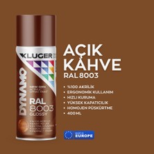 Hobi24 Kluger Dynamo Sprey Boya 400ML - Açık Kahve 8003
