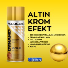Hobi24 Kluger Dynamo Sprey 400ML Altın Krom Efekt