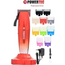 Powertec TR-8800 Profesyonel Şarjlı Saç Sakal Tıraş Makinesi 240 dk Kullanım Süresi ile Kablosuz