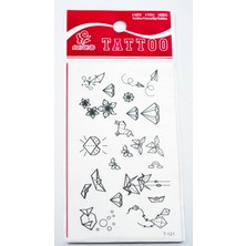 Zuum Minimal Karışık Set  Model Küçük Boy , Minimal Geçici Dövme,tattoo