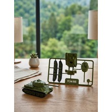 Mekatris T-34 Efsanevi Tank Kendin Yap (Dıy) Kit Card Maket - Askeri Temalı 3D Puzzle (Ikili Set)