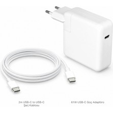 Trn Apple A1718 61W Usb-C Güç Adaptörü