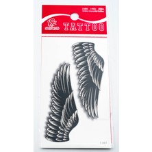 Zuum Kanat Model Küçük Boy , Minimal Geçici Dövme,tattoo