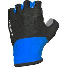 Hsgl 2XL Mavi Ergonomik Eldiven Bisiklet İçin Jelli Velor Yumuşak Yapı ile Terleme Yapmaz