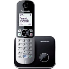 Panasonic Panasonıc KX-TG6811 Kablosuz LCD Ekranlı Telefon Siyah