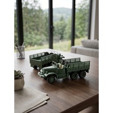 Mekatris Askeri Kamyon Kendin Yap (Dıy) Kit Card Maket - Ordu Nakliye Aracı Temalı 3D Puzzle