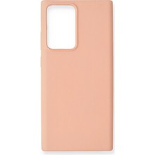 Varyant Store   Samsung Galaxy Note 20 Ultra Kılıf Nano Içi Kadife Silikon - Pudra