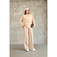 Ponçik Modal Oyso Kumaş Eşofman Takımı Oversize Rahat Kalıp 24588