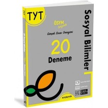 Endemik Yayınları TYT Sosyal Bilgiler 20 Deneme Üniversite Hazırlık İçin Gerçek Sınav Formatında