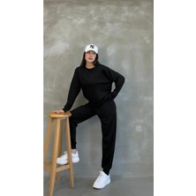 Ponçik Kadın Modal Scuba Mevsimlik Eşofman Takımı – Soft Touche, Oversize Spor 25503