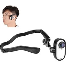 Die Grup Manyetik Pov Kafa Askılı Aksiyon Kamera Tutucu | Güçlü Mıknatıs | Eller Ser Çekim | INSTA360 Go 3 / Go 3s ile Uyumlu Ni Kamera Askısı | AC16