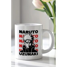 Mio Life Naruto Uzumaki Tasarımlı 330ML Baskılı Beyaz Seramik Kupa Bardak