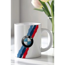 Mio Life Bmw Tasarımlı 330ML Baskılı Beyaz Seramik Kupa Bardak