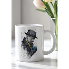 Mio Life Breaking Bad Heisenberg Tasarımlı 330ML Baskılı Beyaz Seramik Kupa Bardak