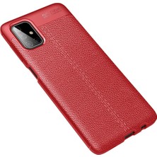 Varyant Store   Samsung Galaxy M51 Kılıf Auto Focus Kapak - Kırmızı