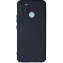 Varyant Store   Realme C25Y Kılıf Nano Içi Kadife Silikon - Lacivert