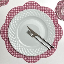Han Deco Pembe Pötikare Amerikan Servis ve Bardak Altlığı