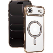 Varyant Store    iPhone 17 Air Joke Simli Magneticsafe Kılıf - Gold