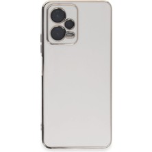 Varyant Store    Poco X5 5g Kılıf Volet Silikon - Beyaz