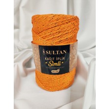 Sultan Simli Kağıt Ip El Örgü Ipi 200GR.-240MT. (1 Adet) - Renk: 254