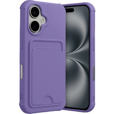 Varyant Store    iPhone 17 Kelvin Kartvizitli Silikon - Lila