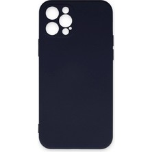 Varyant Store    iPhone 12 Pro Max Kılıf Nano Içi Kadife Silikon - Lacivert