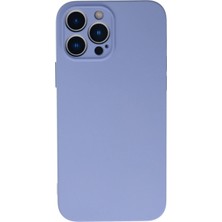 Varyant Store    iPhone 13 Pro Kılıf Nano Içi Kadife Silikon - Lila