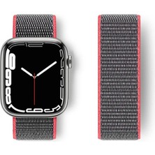 Varyant Store    Watch 38MM Hasırlı Cırtcırtlı Kordon - Pembe