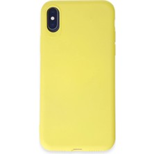 Varyant Store    iPhone x Kılıf First Silikon - Sarı