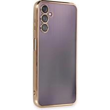 Varyant Store   Samsung Galaxy A14 4g Kılıf  Lensli Silikon - Gold