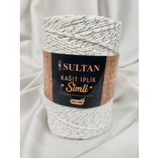 Sultan Simli Kağıt Ip El Örgü Ipi 200GR.-240MT. (1 Adet) - Renk: 114
